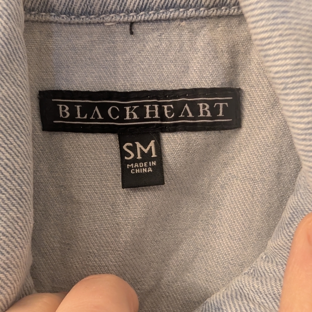 Blackheart Light Blue Denim Apparel - Picture 3 of 6